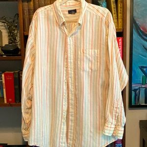 Brooks Brothers Linen Shirt XXL